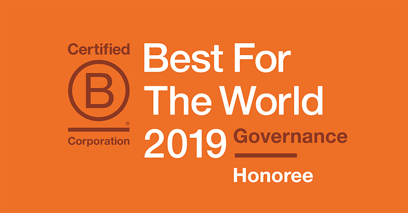 B Corp Best for the World Governance 2019